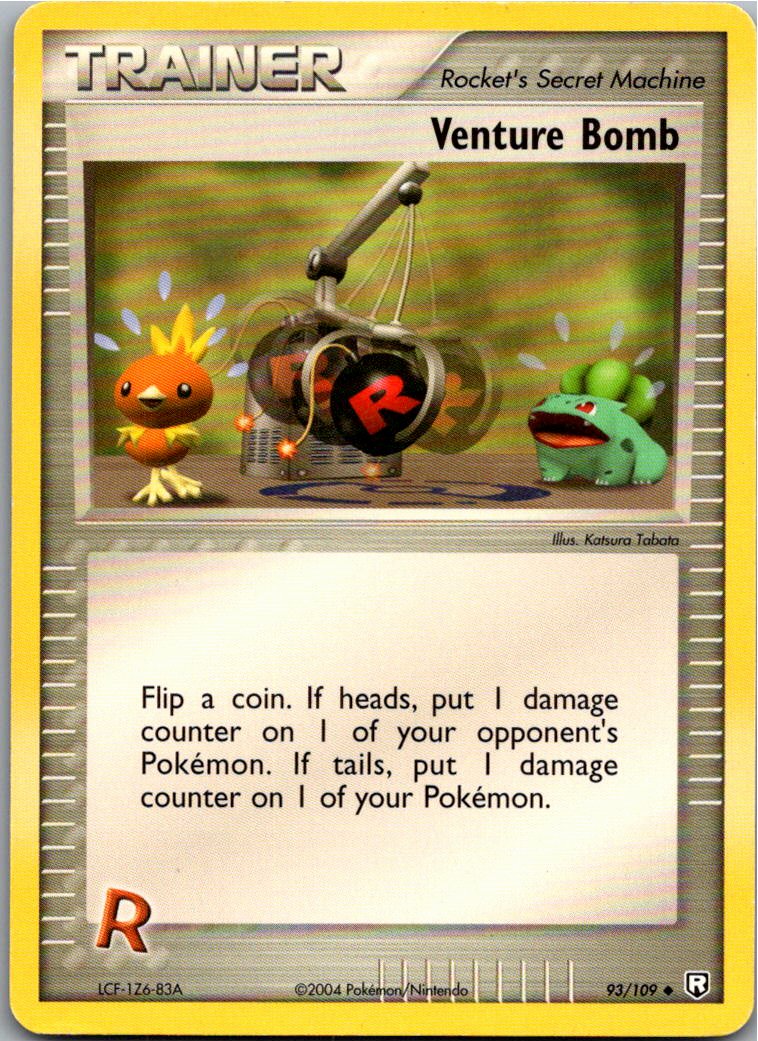 Venture Bomb 93/109 Team Rocket Returns – Vorderseite
