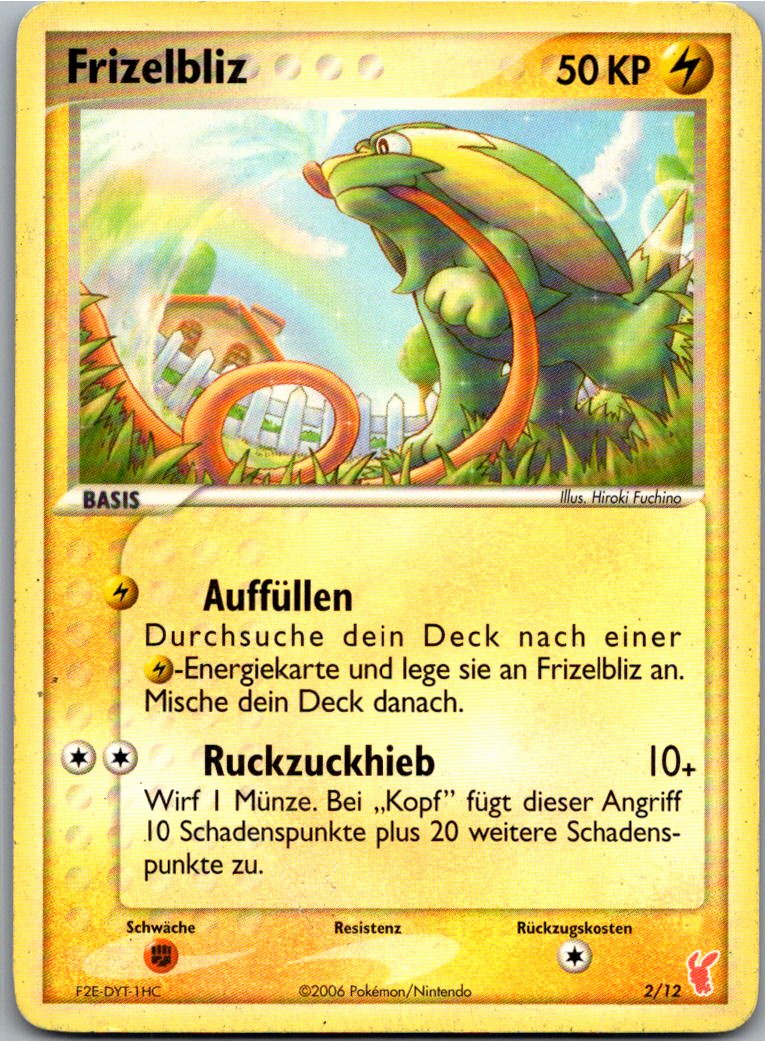 Frizelbliz 2/12 EX trainer Kit 2 (Plusle) – Vorderseite