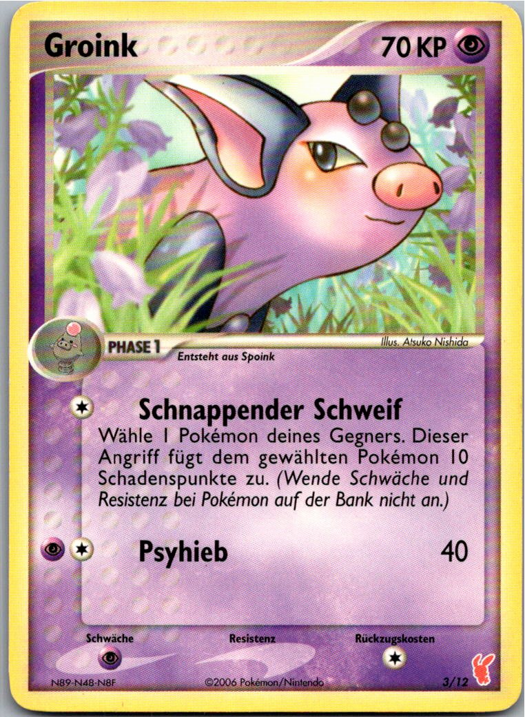 Groink 3/12 EX trainer Kit 2 (Plusle) – Vorderseite