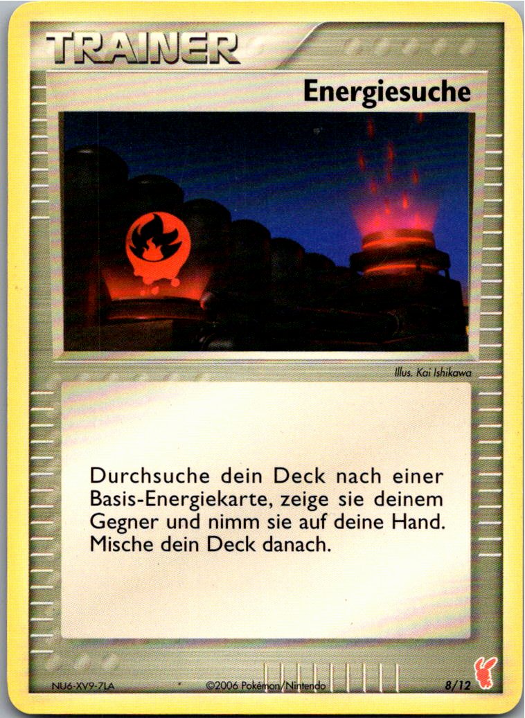 Energiesuche 8/12 EX trainer Kit 2 (Plusle) – Vorderseite