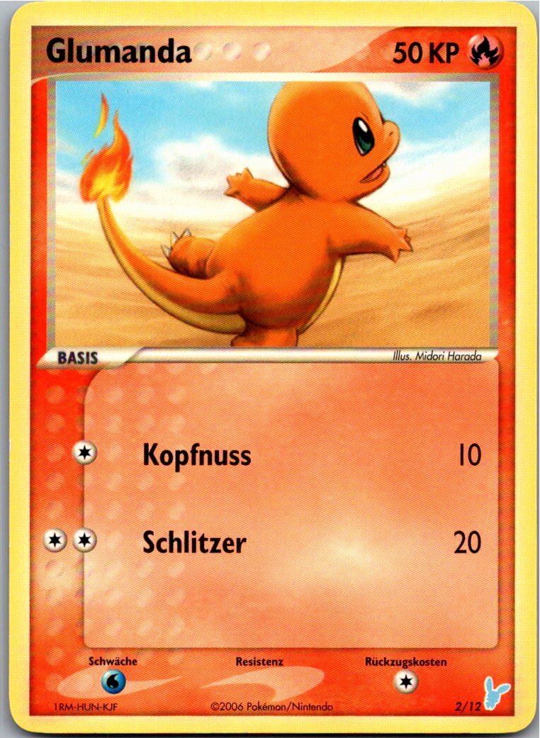 Glumanda 2/12 EX trainer Kit 2 (Minun) – Vorderseite
