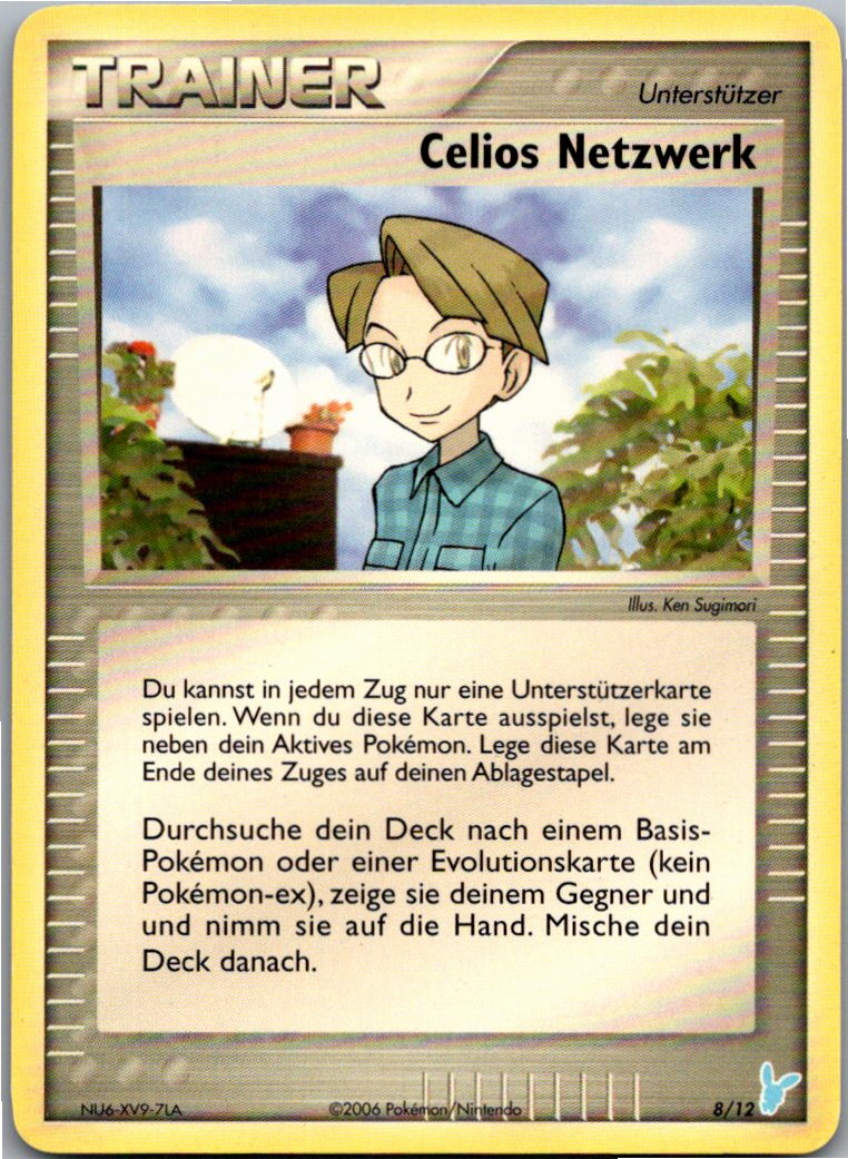Celios Netzwerk 8/12 EX trainer Kit 2 (Minun) – Vorderseite