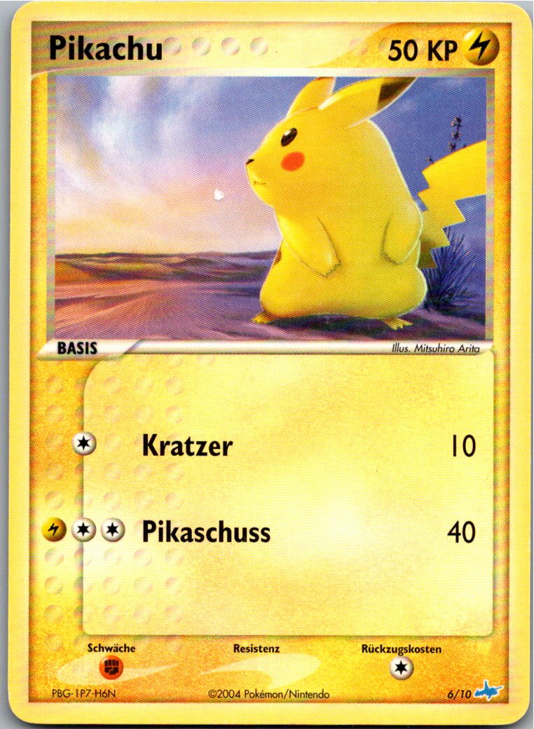 Pikachu 6/10 EX trainer Kit (Latios) – Vorderseite