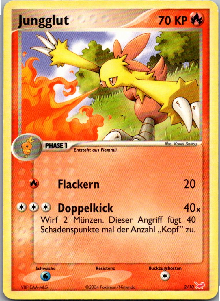 Jungglut 2/10 EX trainer Kit (Latias) – Vorderseite