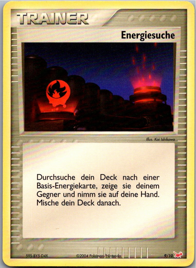 Energiesuche 9/10 EX trainer Kit (Latias) – Vorderseite