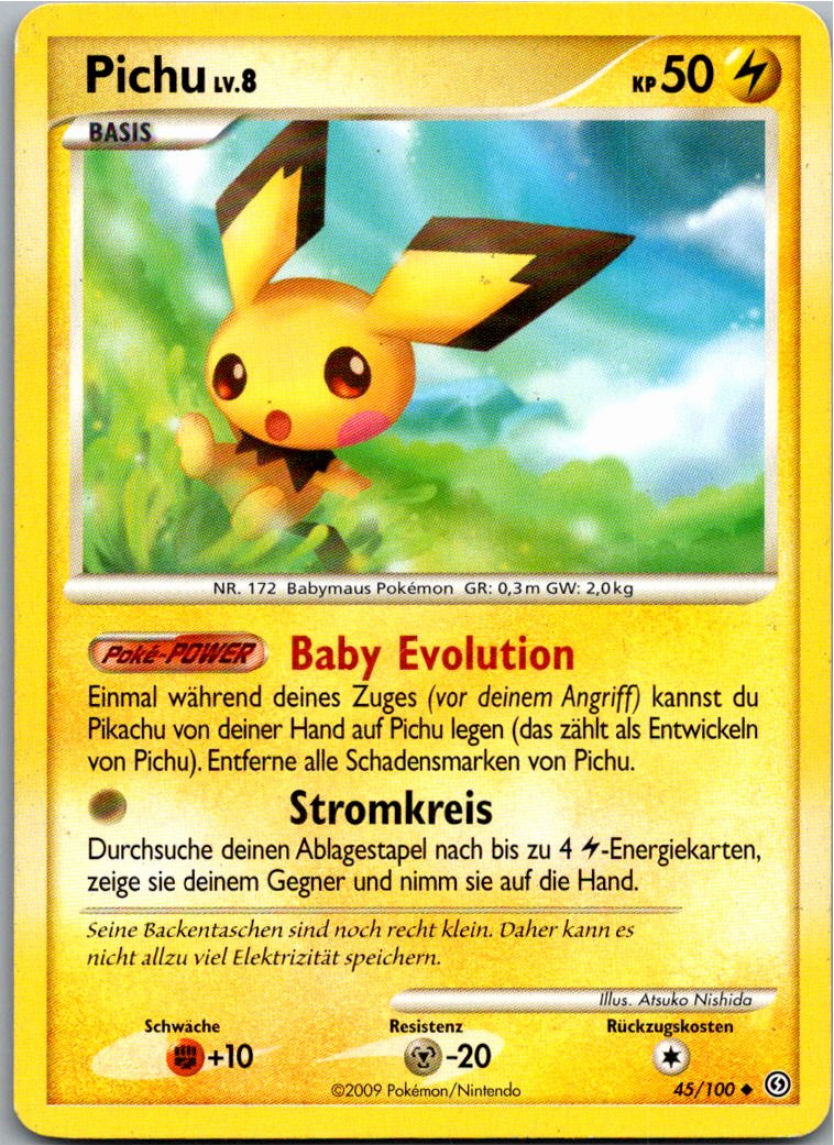 Pichu 45/100 Sturmtief – Vorderseite