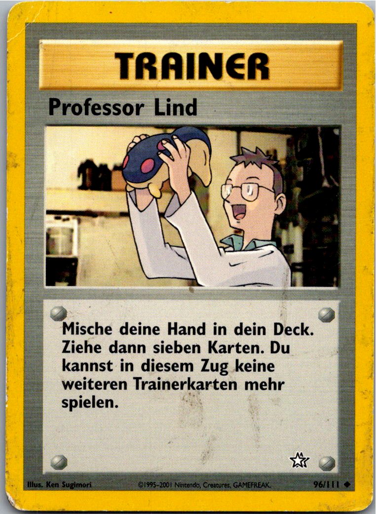 Professor Lind 96/111 Neo Genesis – Vorderseite