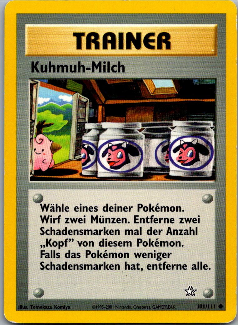 Kuhmuh-Milch 101/111 Neo Genesis – Vorderseite