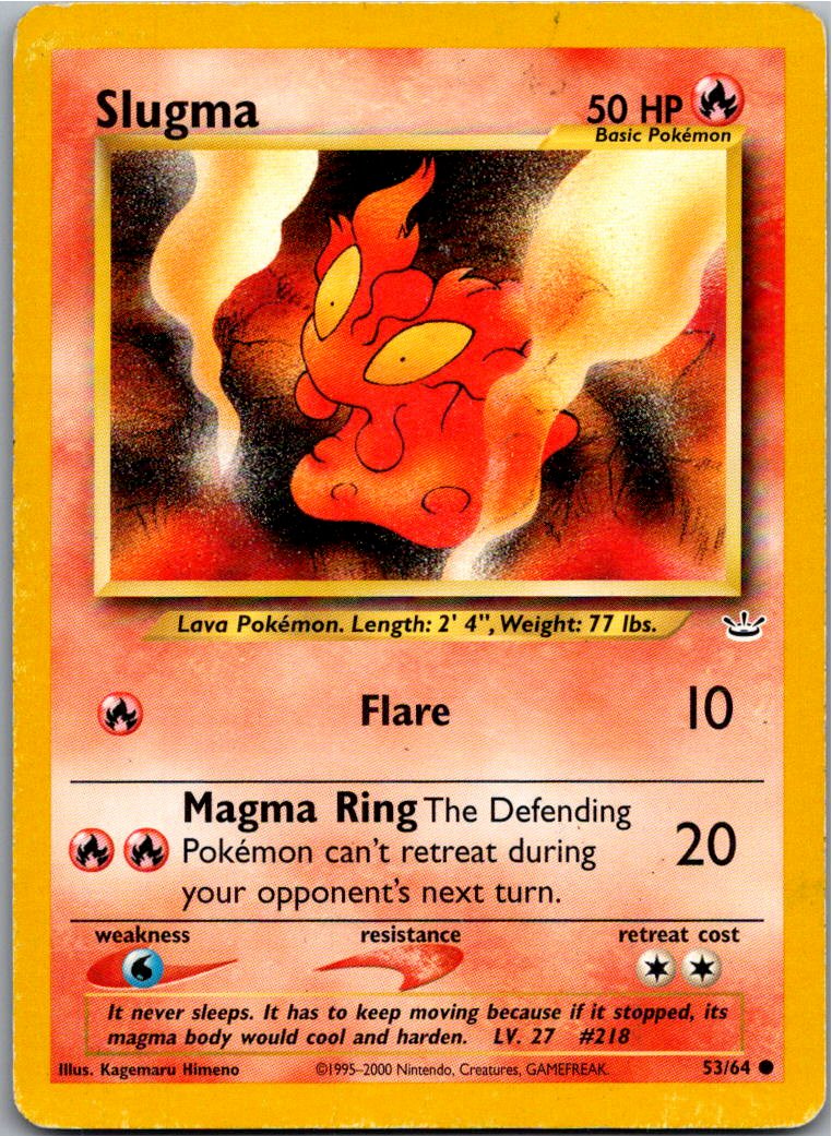 Slugma Schneckmag 53/64 Neo Revelation – Vorderseite