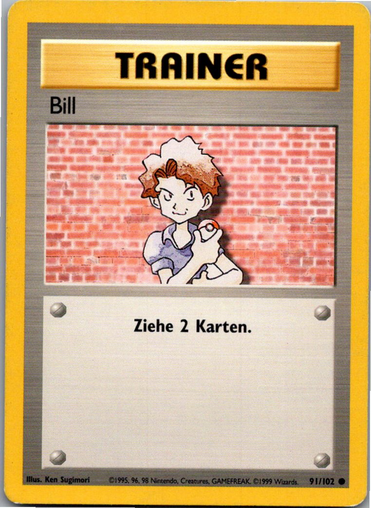 Bill 91/102 Grundset – Vorderseite