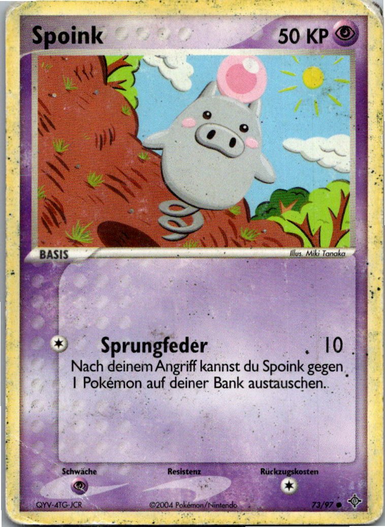 Spoink 73/97 EX Drache – Vorderseite