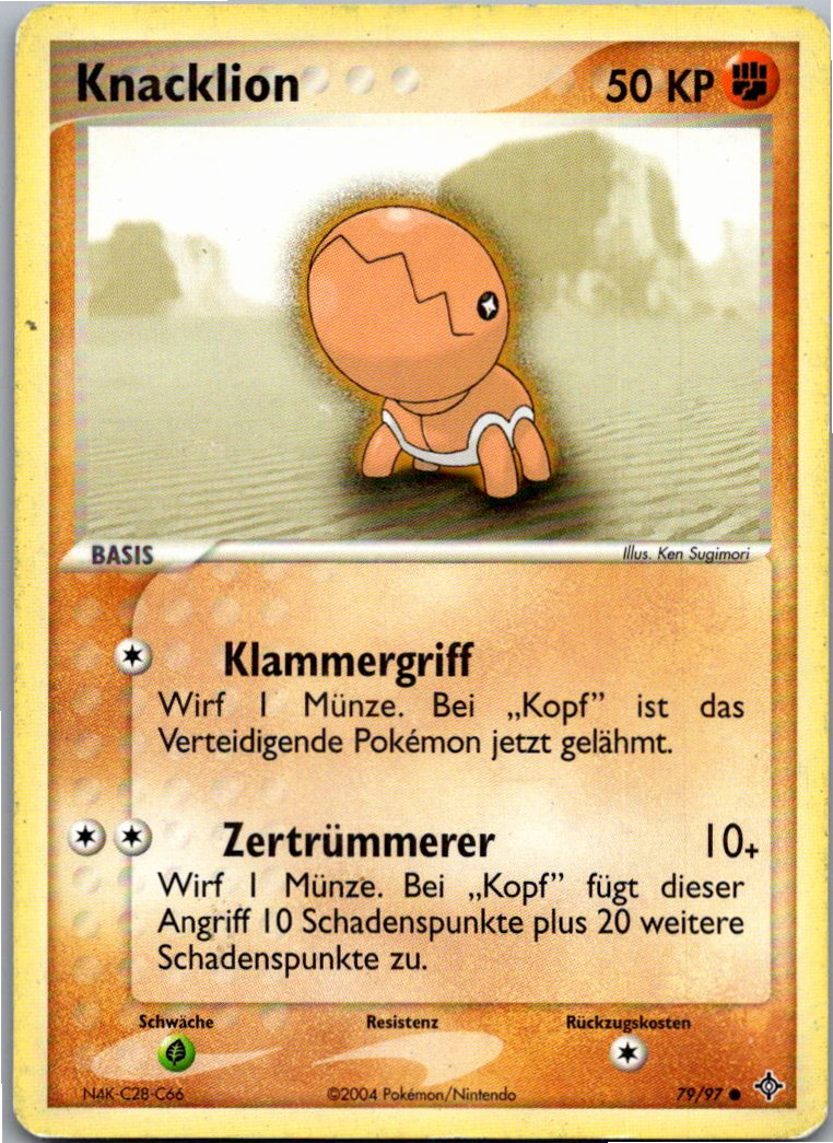 Knacklion 79/97 EX Drache – Vorderseite