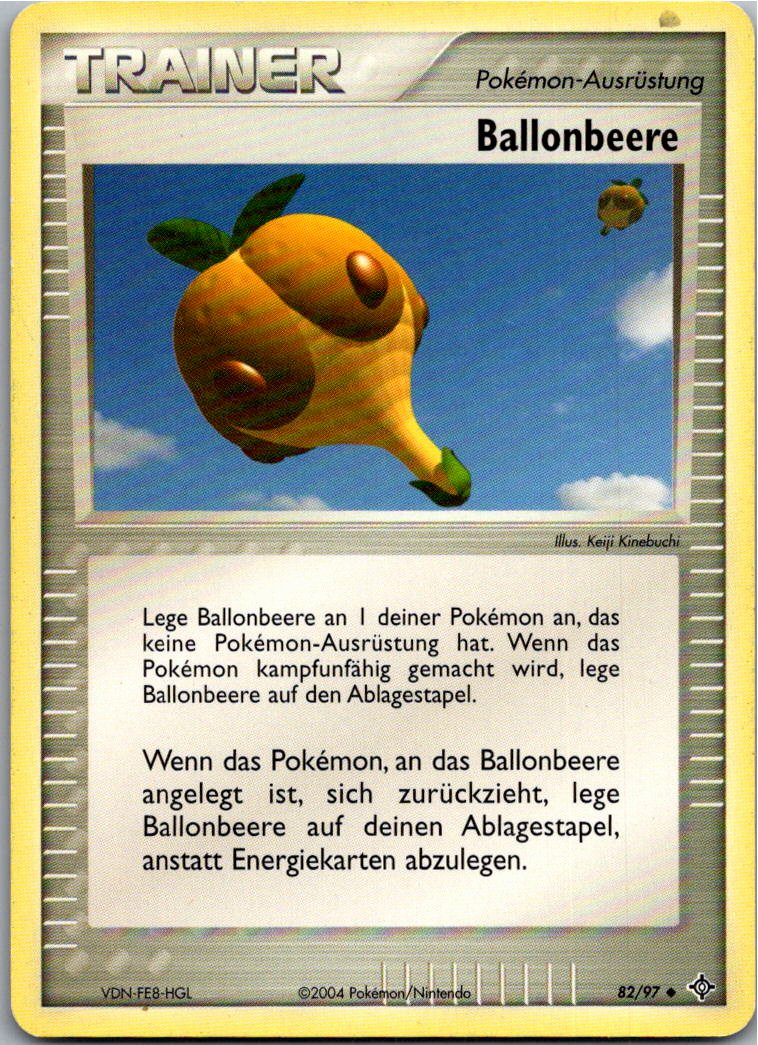 Balloon Berry 82/97 EX Drache – Vorderseite
