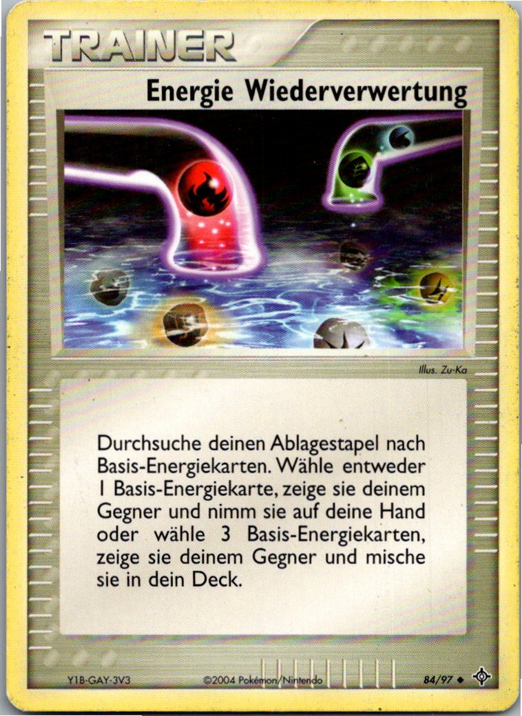 Energie Wiederverwertung 84/97 EX Drache – Vorderseite