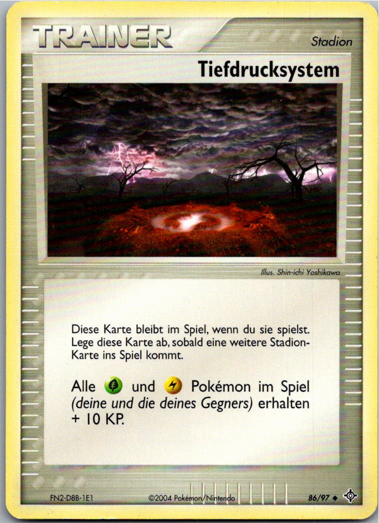 Tiefdrucksystem 86/97 EX Drache – Vorderseite