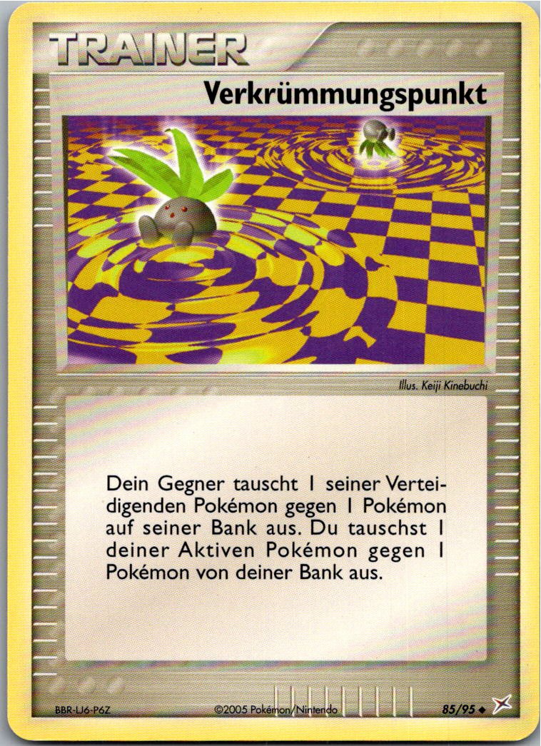 Verkrümmungspunkt 85/95 EX Team Magma vs Team Aqua – Vorderseite