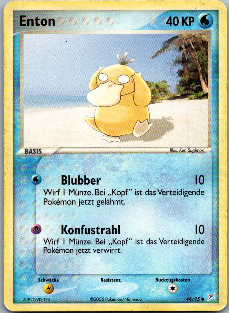 Enton 44/95 EX Team Magma vs Team Aqua – Vorderseite