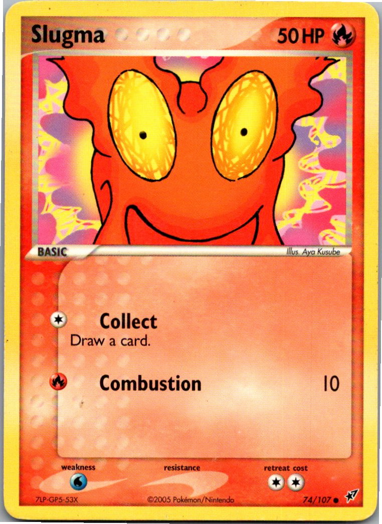 Slugma Schneckmag 74/107 EX Deoxys – Vorderseite