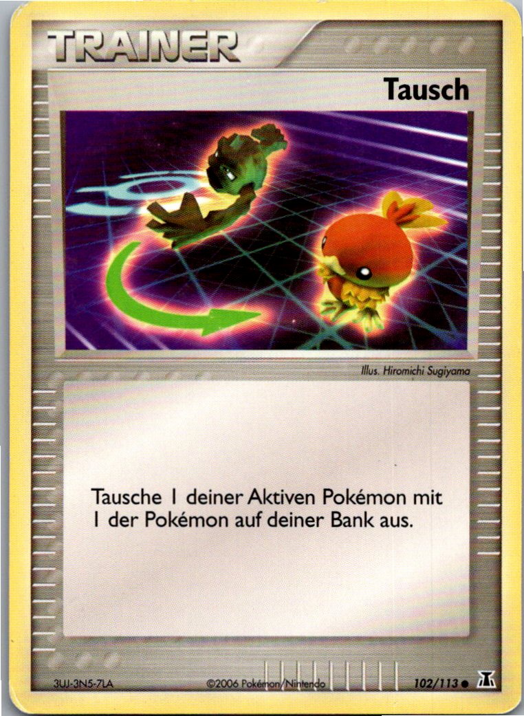 Tausch 92/109 EX Rubin & Saphir – Vorderseite