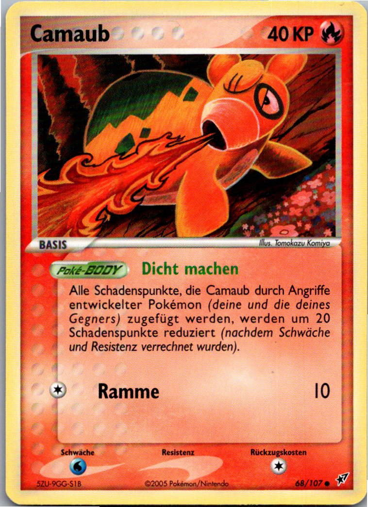 Camaub 68/107 EX Deoxys – Vorderseite