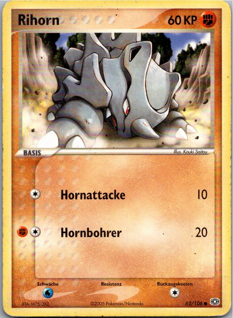 Rihorn 62/106 EX Smaragd – Vorderseite