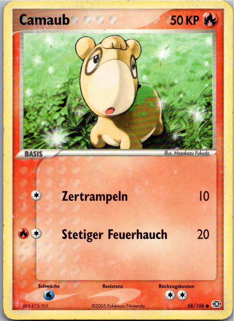 Camaub 58/106 EX Smaragd – Vorderseite
