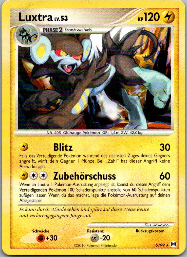 Luxtra 5/99 Arceus – Vorderseite