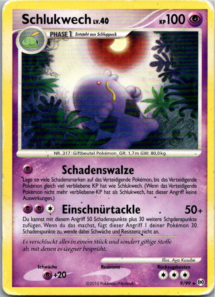 Schlukwech 9/99 Arceus – Vorderseite