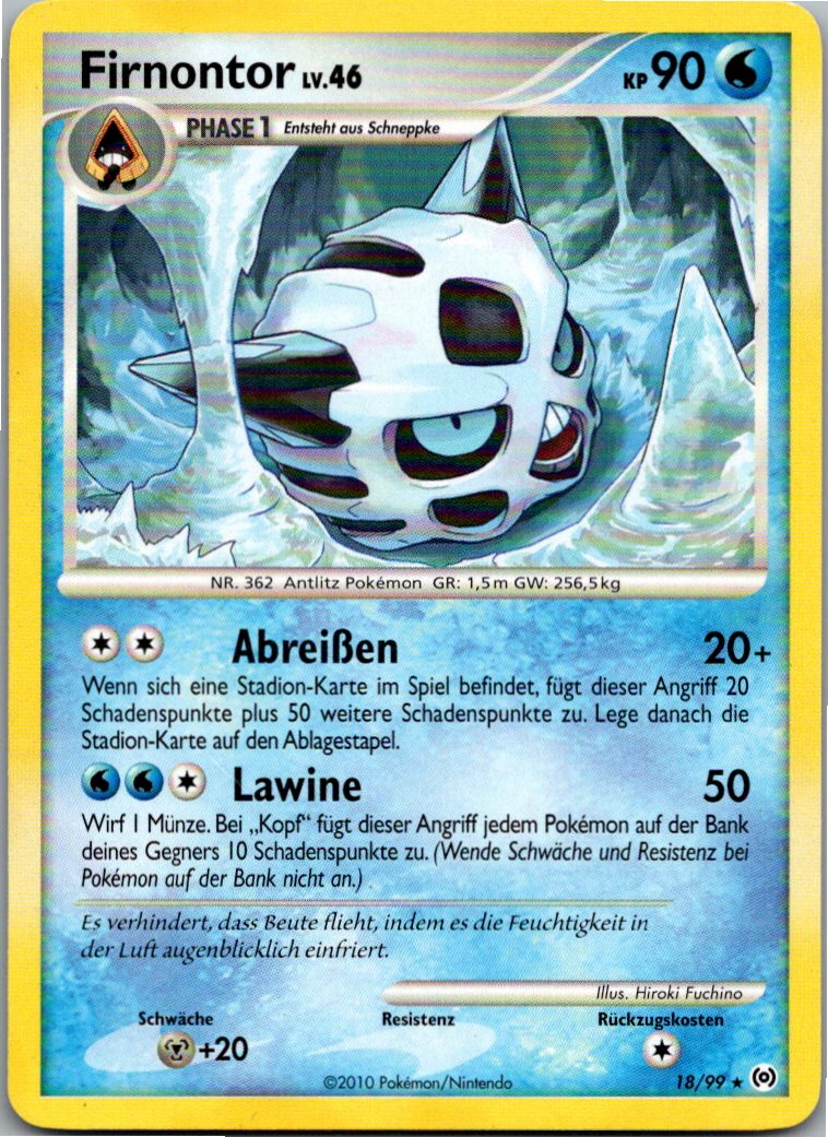 Firnontor 18/99 Arceus – Vorderseite