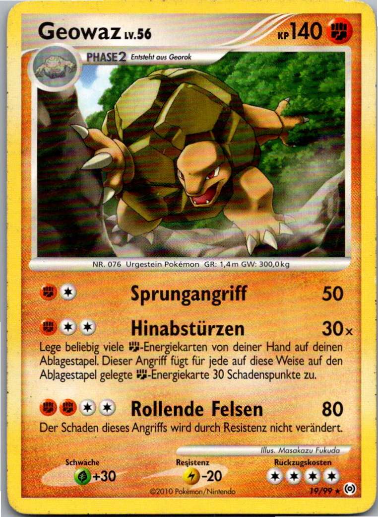 Geowaz 19/99 Arceus – Vorderseite