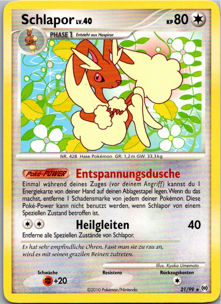 Schlapor 21/99 Arceus – Vorderseite