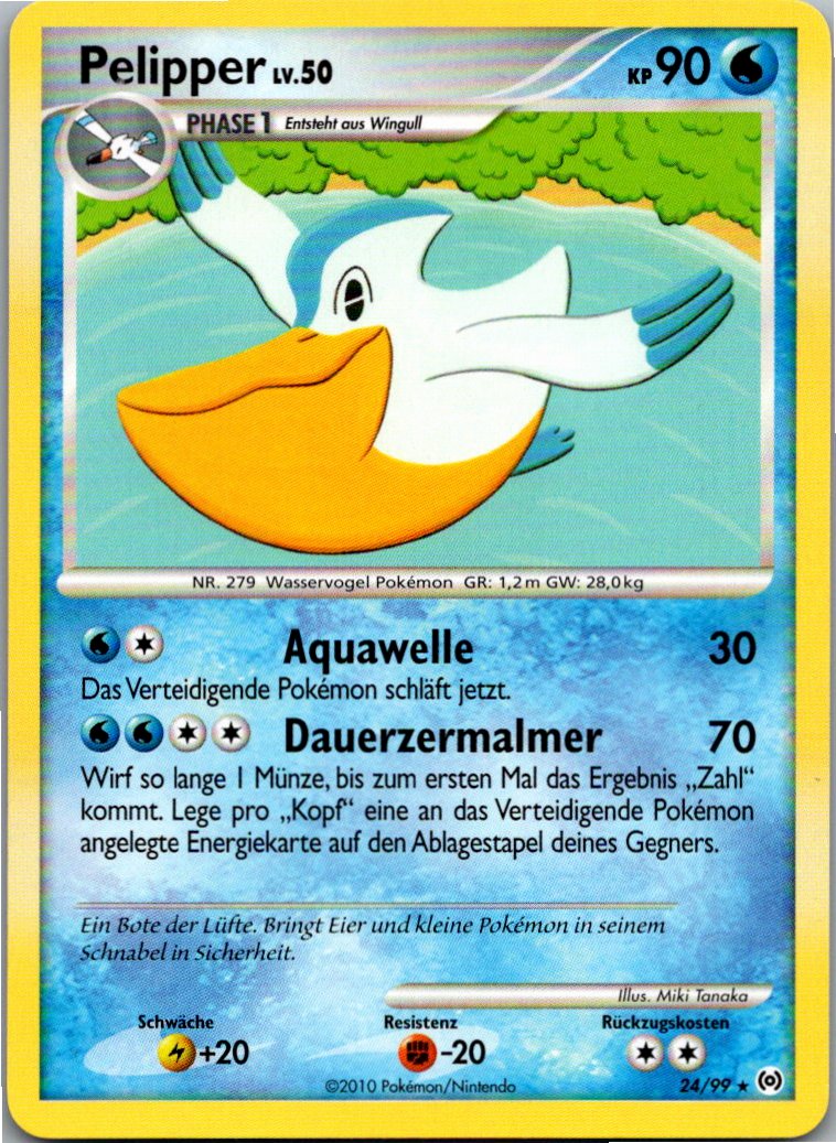 Pelipper 24/99 Arceus – Vorderseite