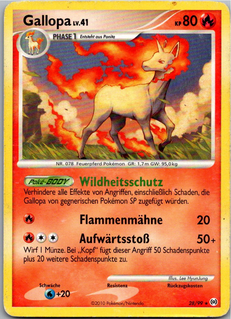 Gallopa 28/99 Arceus – Vorderseite