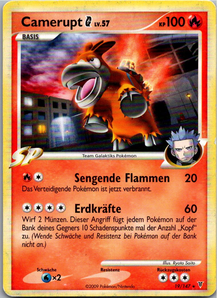 Camerupt 19/147 Ultimative Sieger – Vorderseite