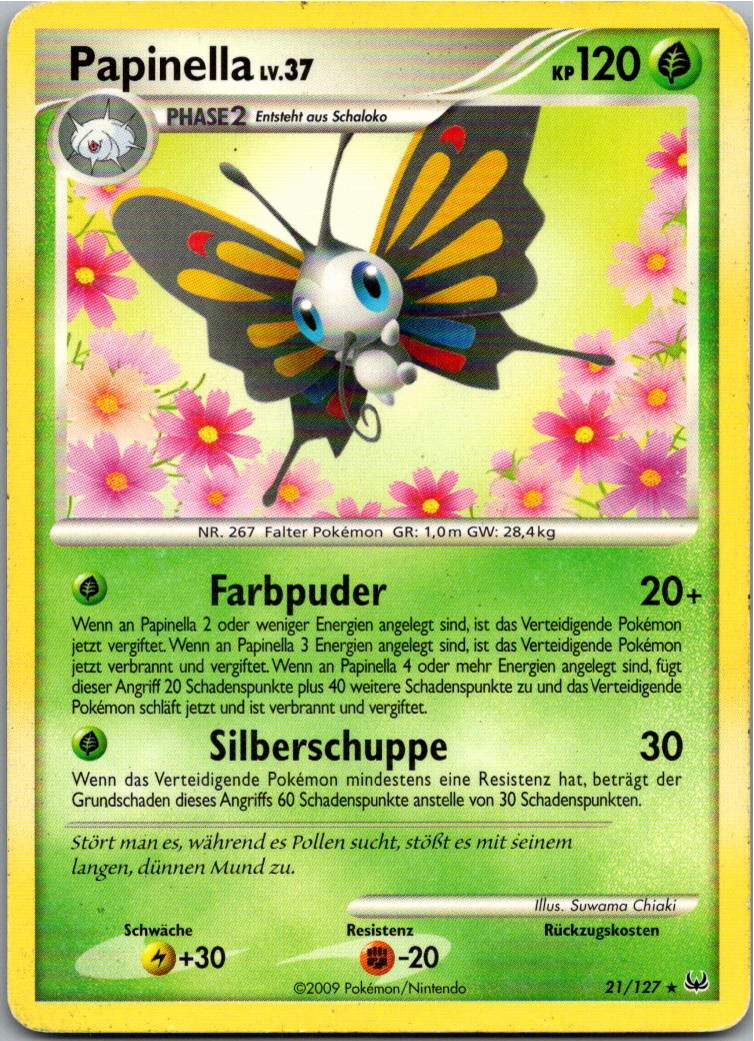 Papinella 21/127 Platin – Vorderseite