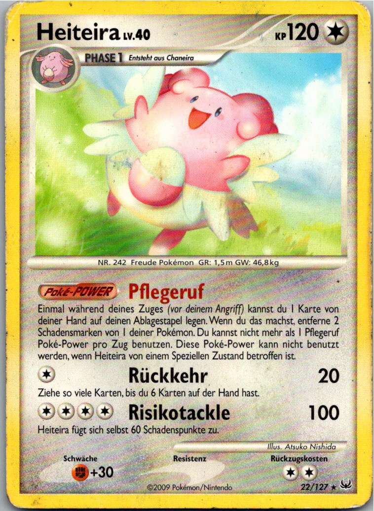 Heiteira 22/127 Platin – Vorderseite