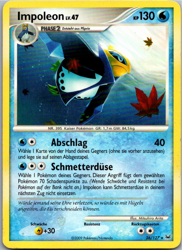Impoleon 26/127 Platin – Vorderseite