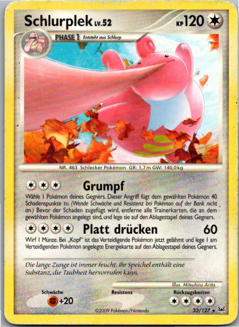 Schlurplek 33/127 Platin – Vorderseite