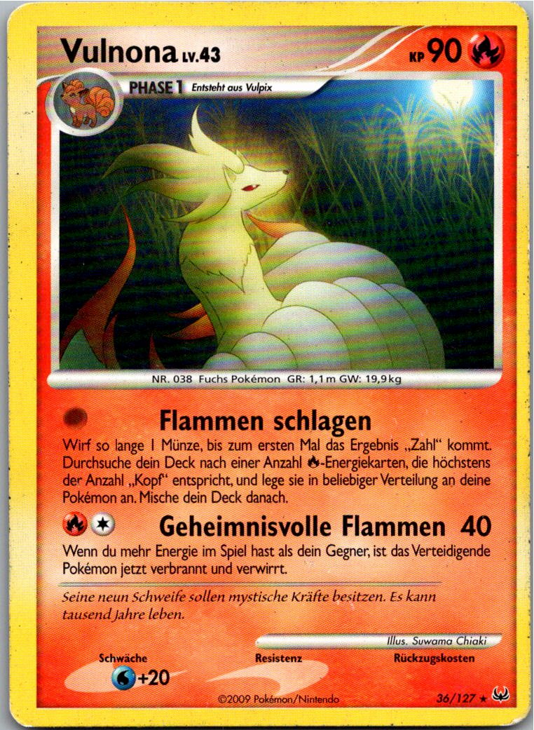 Vulnona 36/127 Platin – Vorderseite