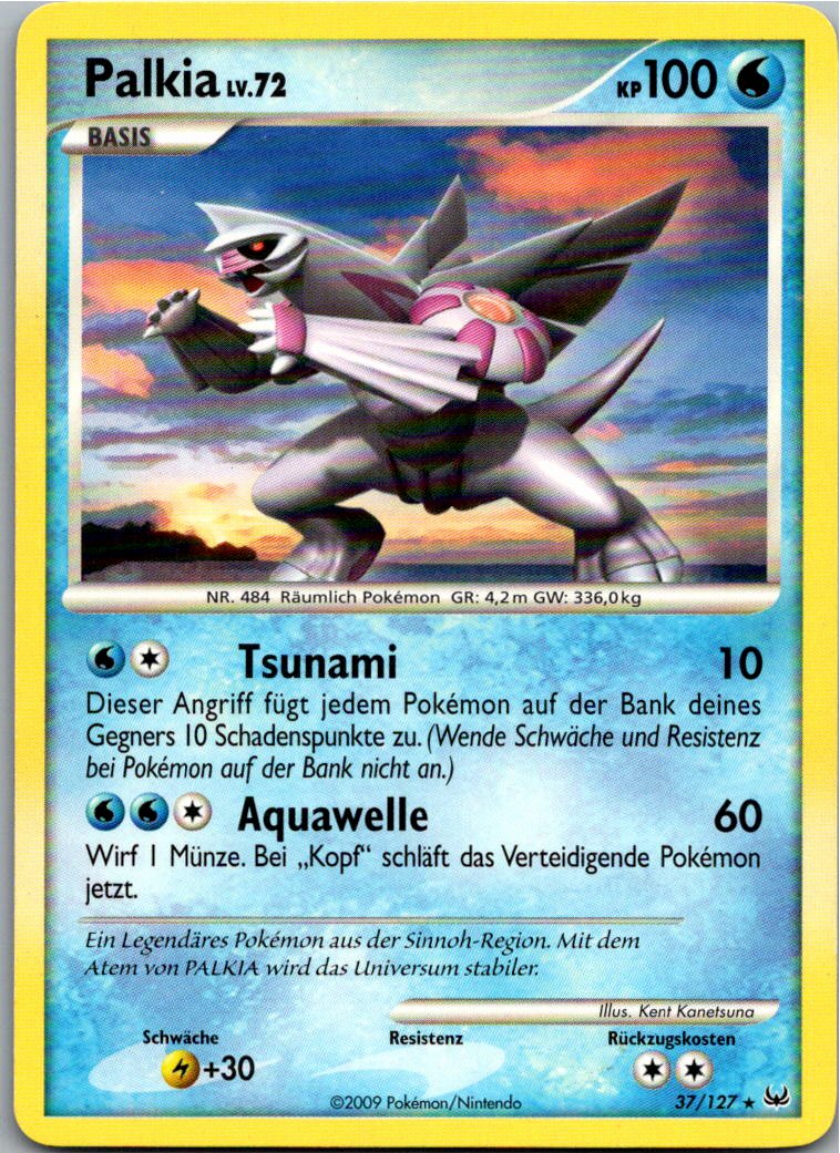 Palkia 37/127 Platin – Vorderseite
