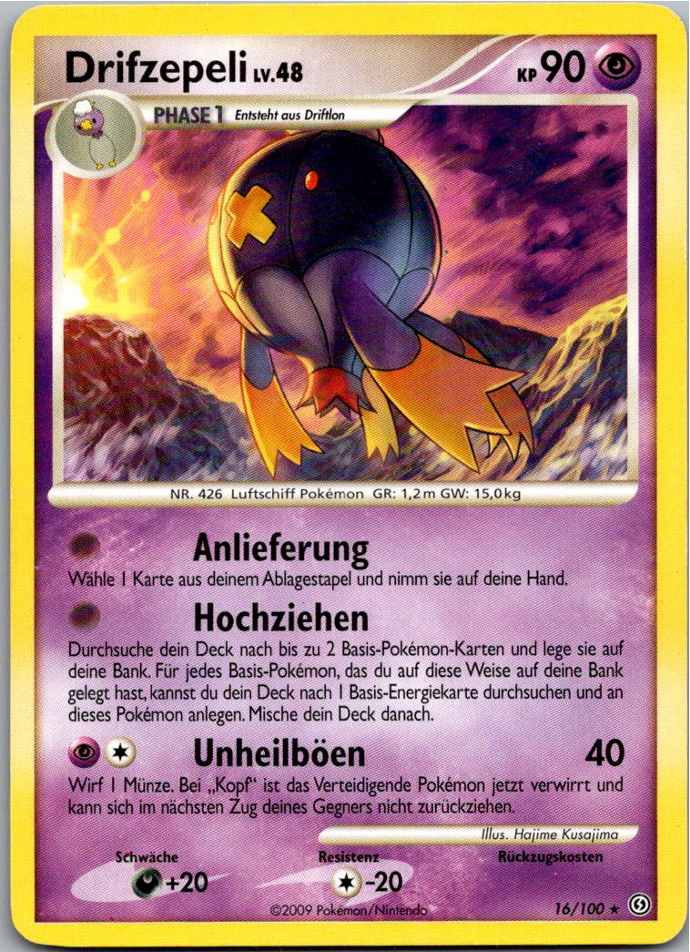 Drifzepeli 16/100 Sturmtief – Vorderseite