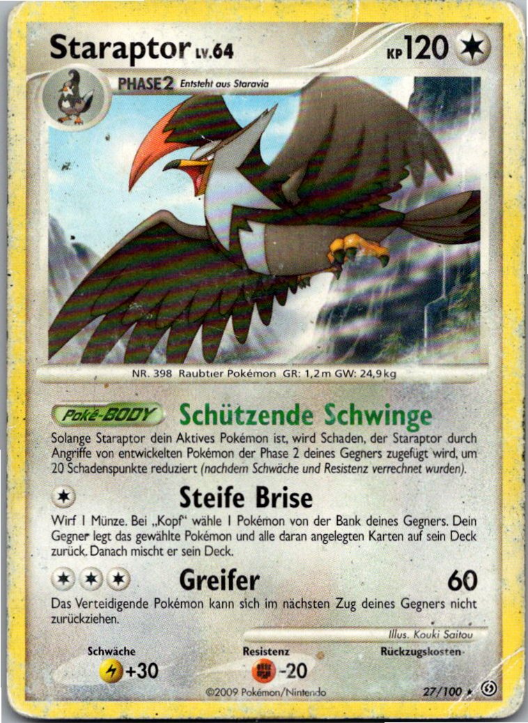 Staraptor 27/100 Sturmtief – Vorderseite