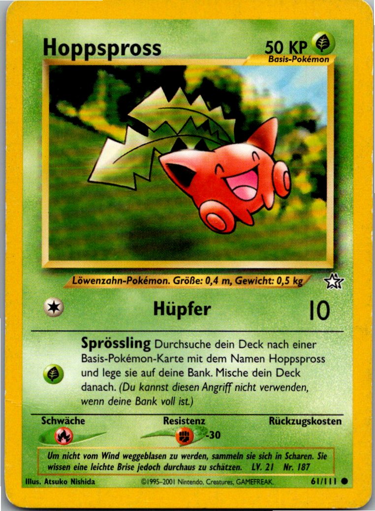 Hoppspross 61/111 Neo Genesis – Vorderseite