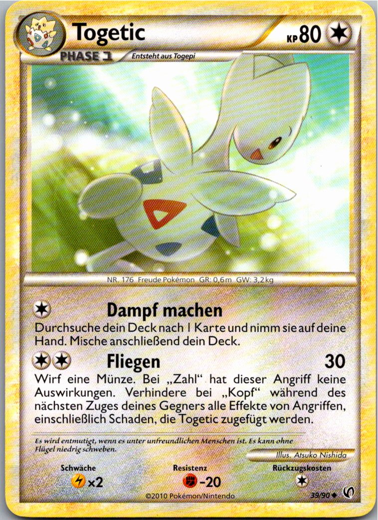 Togetic 39/90 Unerschrocken – Vorderseite