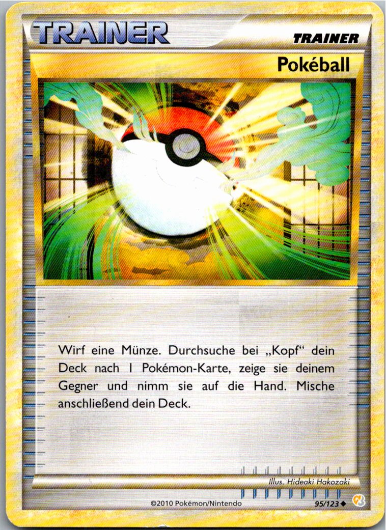 Pokéball 95/123 HeartGold SoulSilver – Vorderseite