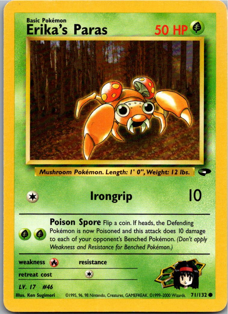 Erika's Paras 71/132 Gym Challenge – Vorderseite