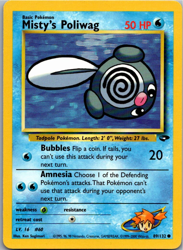 Misty's Poliwag 89/132 Gym Challenge – Vorderseite