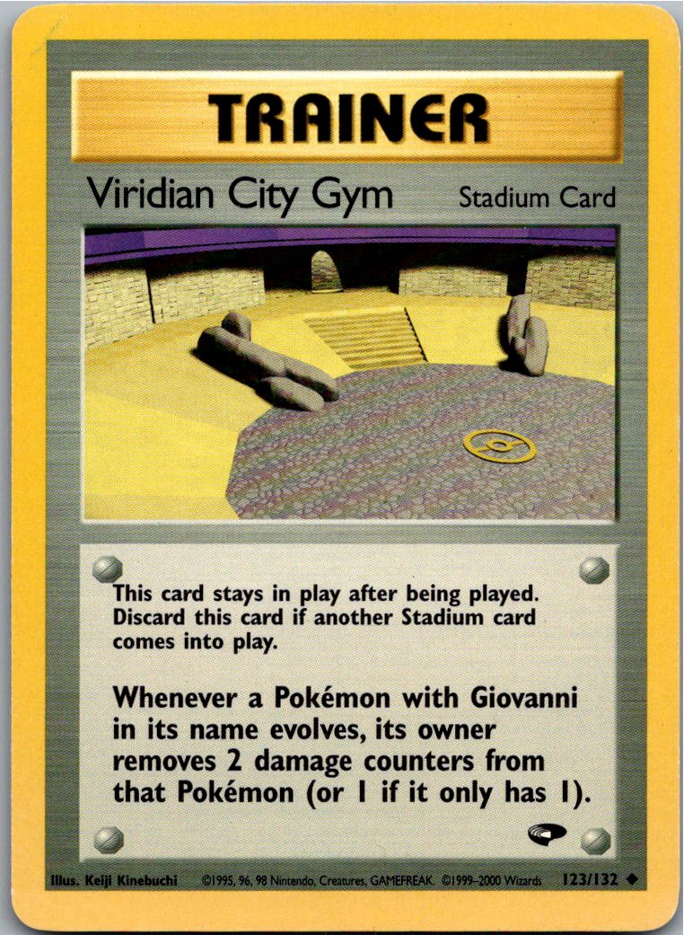 Viridian City Gym 123/132 Gym Challenge – Vorderseite