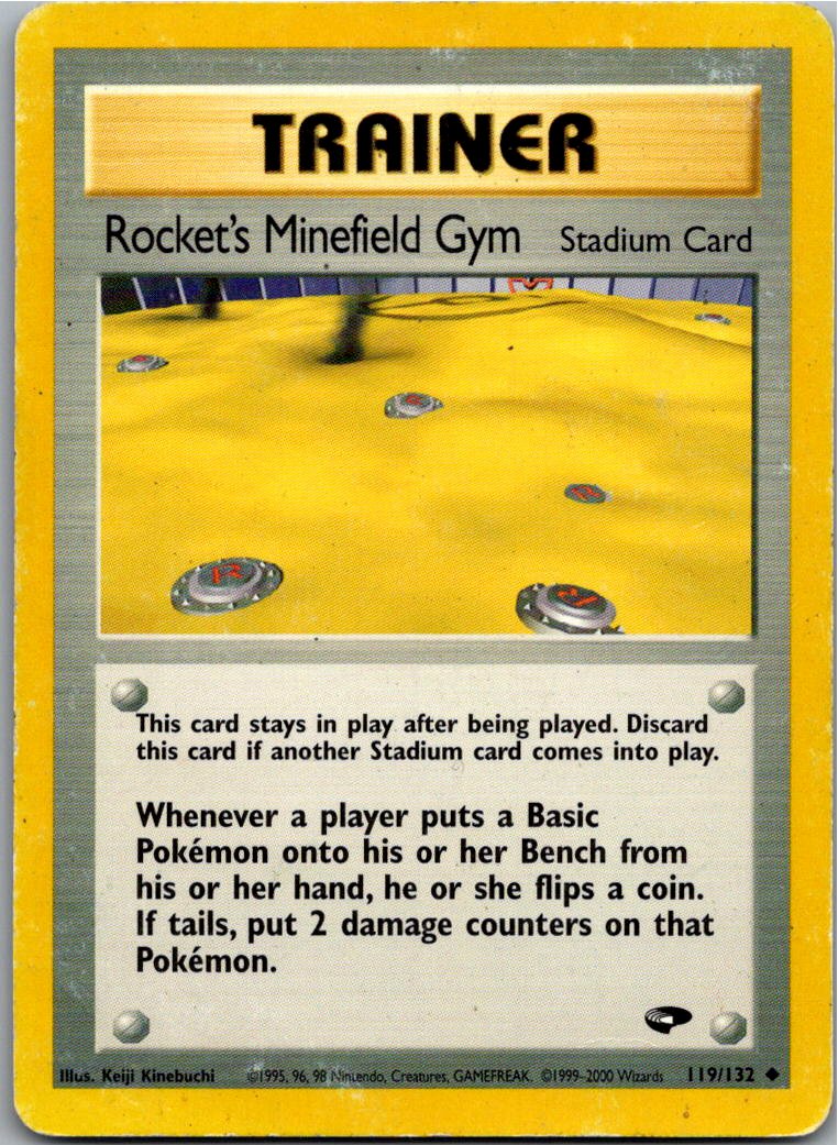 Rocket's Minefield Gym 119/132 Gym Challenge – Vorderseite