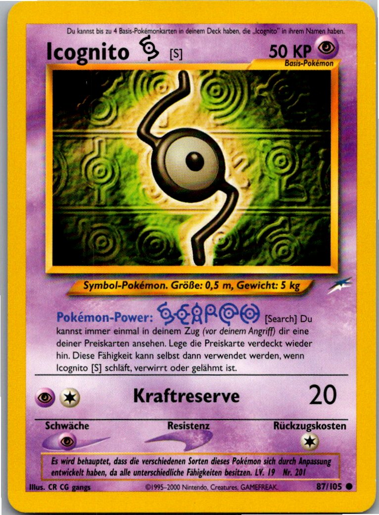 Icognito S 87/105 Neo Destiny – Vorderseite